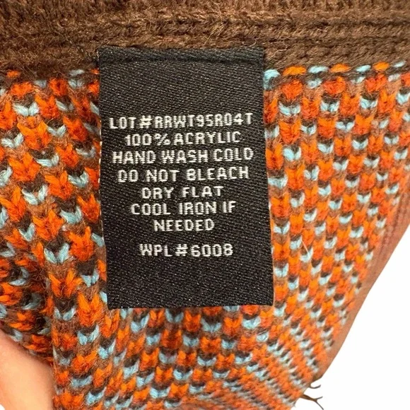 Rock & Roll Denim: Southwestern Knit Poncho Cardigan – Large/XL - Picture 7 of 9